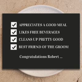 Will You Be My Best Man Funny Digital Card Inbjudningar