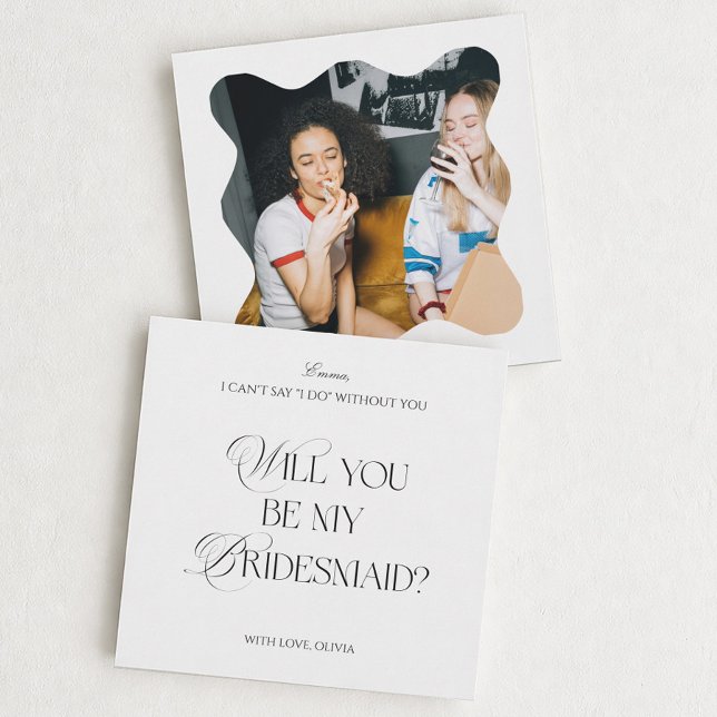 Will You be my Bridesmaid Card Inbjudningar (Skapare uppladdad)
