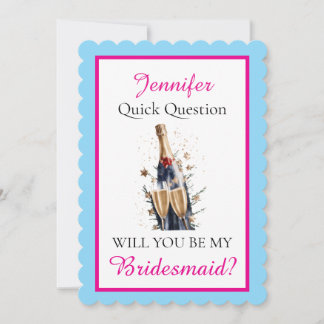 Will you be my Bridesmaid Kort