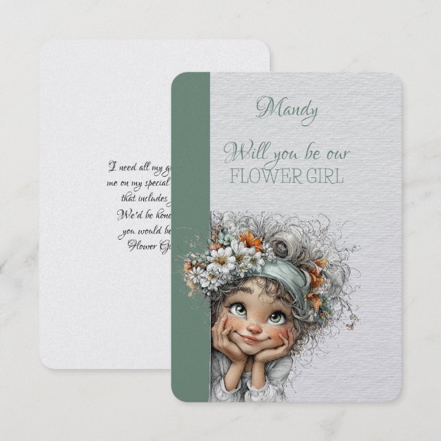 Will You Be My Flower Girl (Fram/baksida)