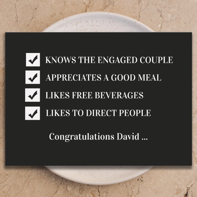 Will You Be My Usher Funny Digital Invitation Card Inbjudningar (Skapare uppladdad)