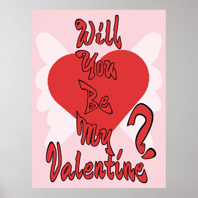 Will You Be My Valentine? Poster (Framsidan)