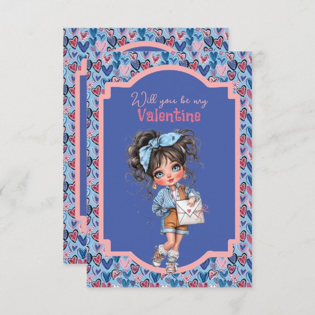 Will You Be My Valentine Teen  (Fram/baksida)