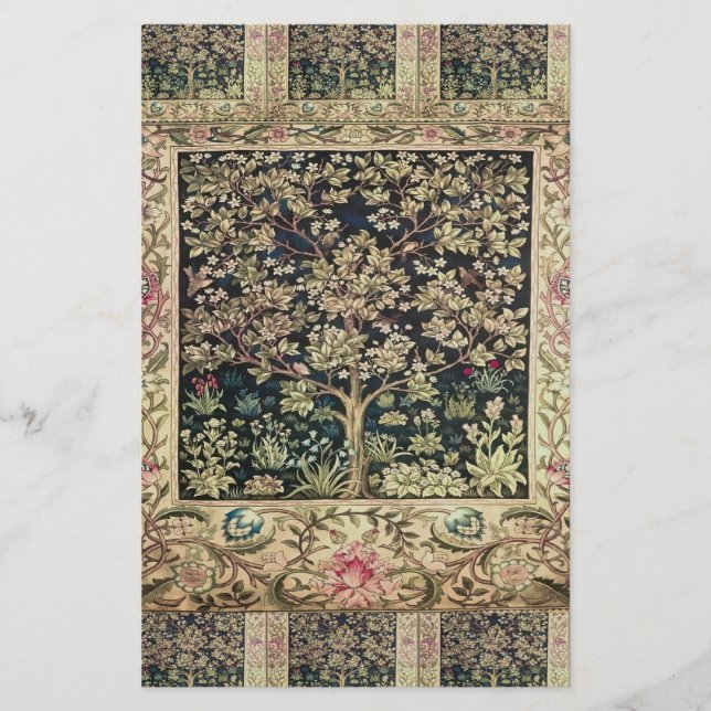 Willam Morris vackra design och kreationer,Vint Brevpapper (Framsida)