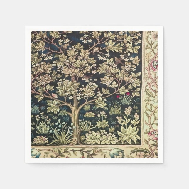 Willam Morris vackra design och kreationer,Vint Pappersservett (Framsidan)