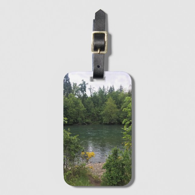 Willamette River, Elijah Bristow State Park, ELLER Bagagebricka (Framsida vertikal)