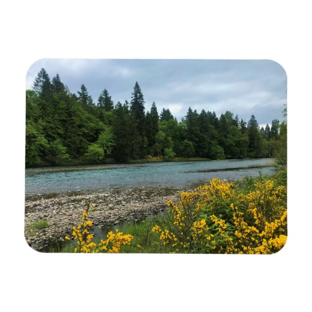 Willamette River, Elijah Bristow State Park, ELLER Magnet (Horisontell)