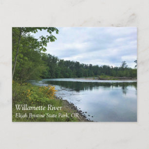 Willamette River, Elijah Bristow State Park ELLER  Vykort
