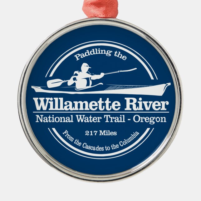 Willamette River NWT (SK) Julgransprydnad Metall (Framsidan)
