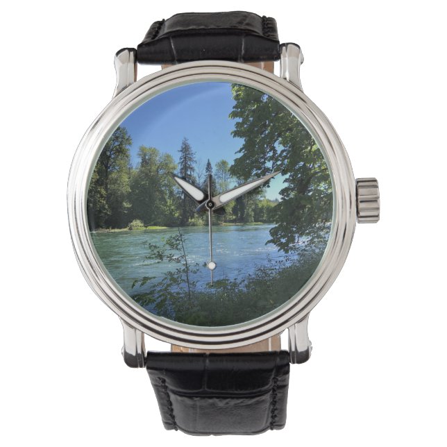 Willamette River, OR Armbandsur (Framsida)