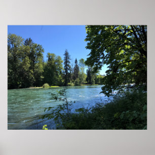 Willamette River, OR Poster