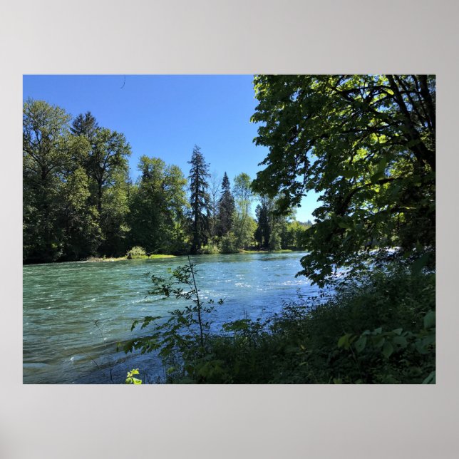 Willamette River, OR Poster (Framsidan)