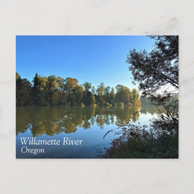 Willamette River, OR Vykort (Framsida)