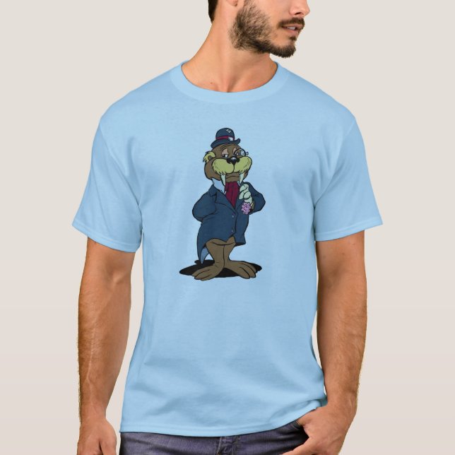 Willard E. Walrus | Klassisk Tecknad Artikel T-Shi T-shirt (Framsida)