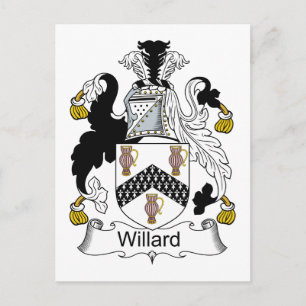 Willard Family Crest Vykort
