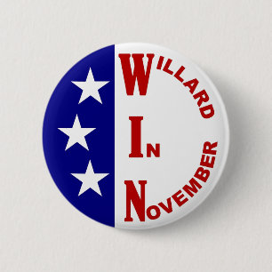Willard i November med stjärnor Knapp