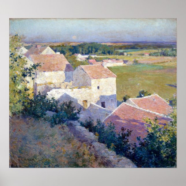 Willard Metcalf Midsommar Twilight Poster (Framsidan)