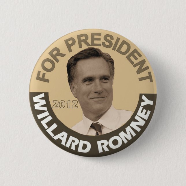 Willard Romney 2012 Knapp (Framsida)