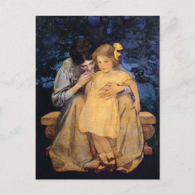 Willcox's "Mor and Child" Vykort (Framsida)