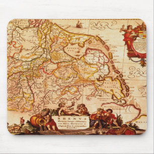 Willem Janszoon Blaeu Old German Karta Collection Musmatta