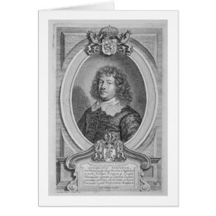 Willem Ripperda (1600-69) från 'porträttdes Homm Hälsningskort
