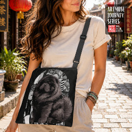 WILLEM svart chow - ArtMuse PORTAL-serien Axelväska