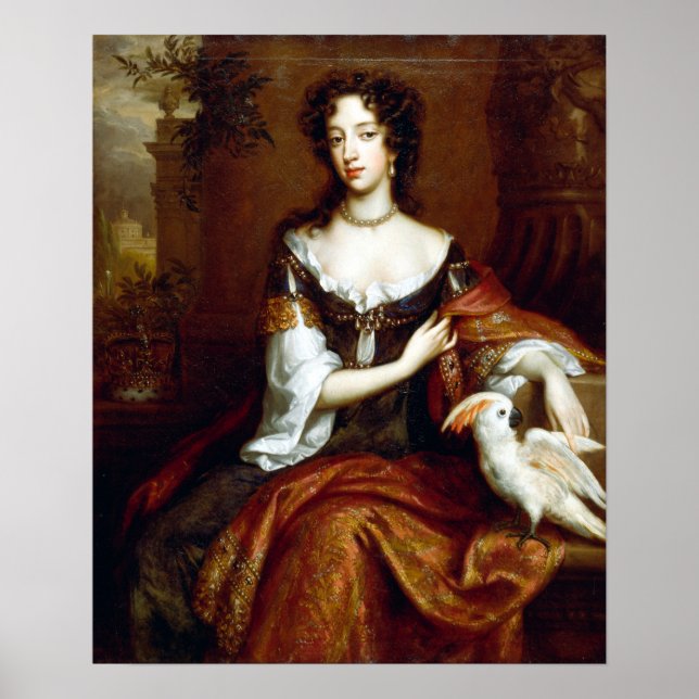 Willem Wissing Mary of Modena Poster (Framsidan)