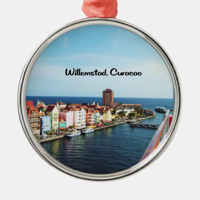 Willemstad Curacao Julgransprydnad Metall (Framsidan)