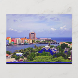 Willemstad Curacao på vykort
