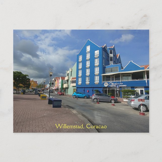Willemstad, Curacao Postcard Vykort (Framsida)