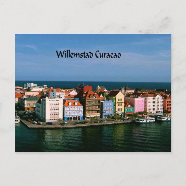 Willemstad Curacao Vykort (Framsida)