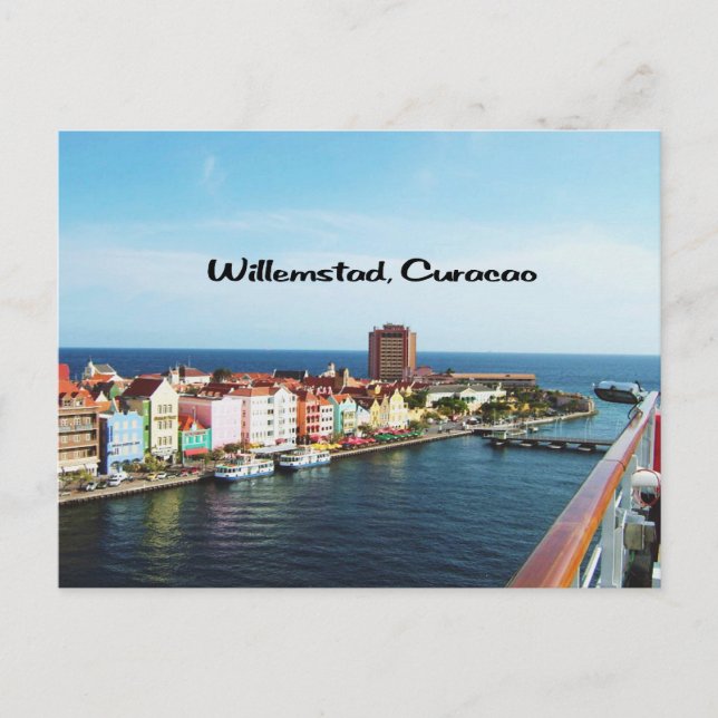 Willemstad Curacao Vykort (Framsida)