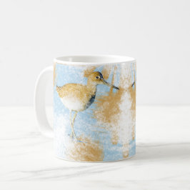 Willet Shorebird Art Kaffemugg