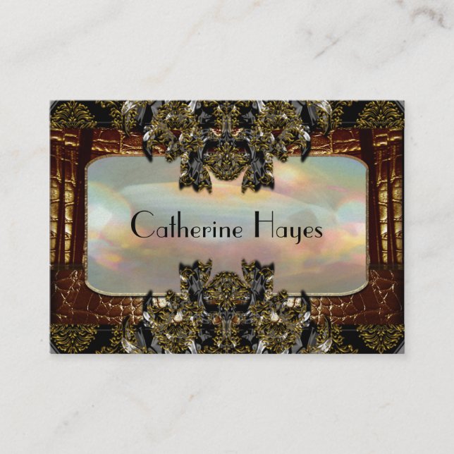 Willett Hampton 2,5-tums Elegant Professionell Visitkort (Framsida)