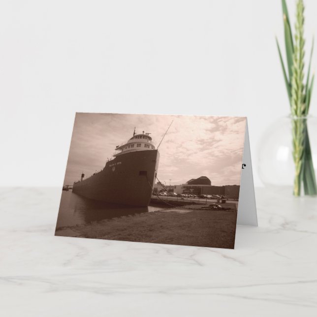 "WILLIAM A. IRVIN i sepia" Snart återställd kort (Framsida)