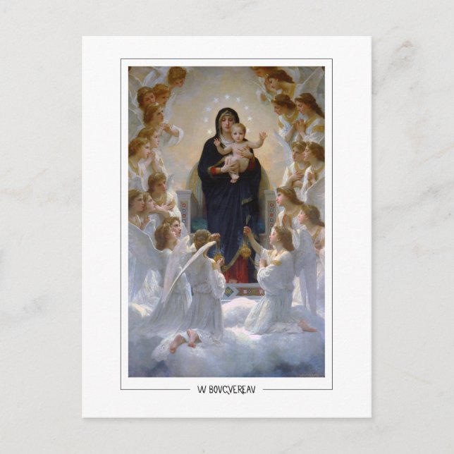 William-Adolphe Bouguereau #154 - Finkonst Vykort (Framsida)