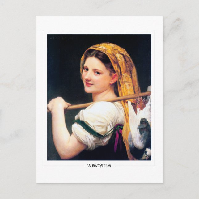 William-Adolphe Bouguereau #16 - Konst Vykort (Framsida)