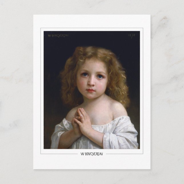 William-Adolphe Bouguereau #18 - Konst Vykort (Framsida)