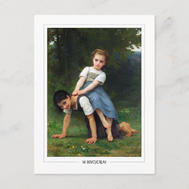 William-Adolphe Bouguereau #192 - Konst Vykort (Framsida)