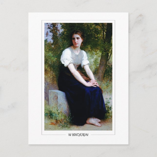 William-Adolphe Bouguereau #193 - Finkonst Vykort (Framsida)