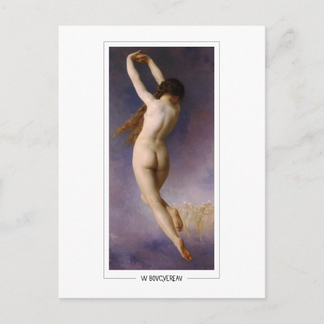 William-Adolphe Bouguereau #242 - Finkonst Vykort (Framsida)