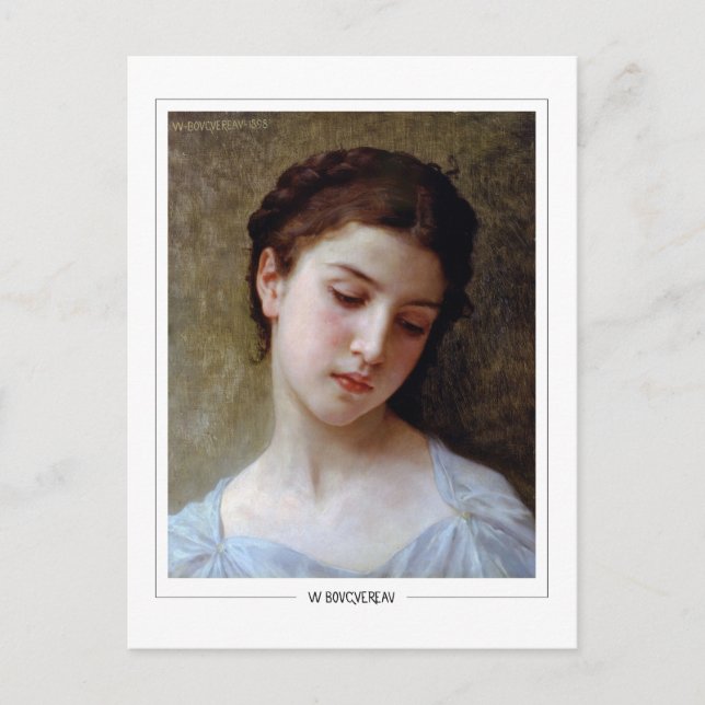 William-Adolphe Bouguereau #24 - Finkonst Vykort (Framsida)