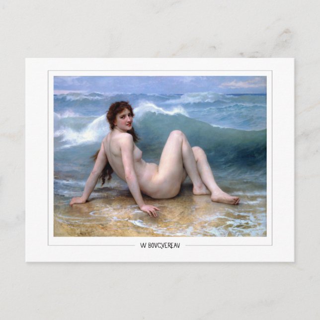 William-Adolphe Bouguereau #323 - Finkonst Vykort (Framsida)