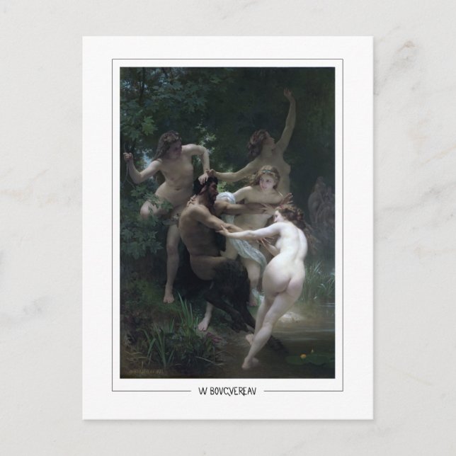 William-Adolphe Bouguereau #33 - Finkonst Vykort (Framsida)
