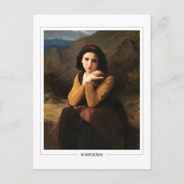 William-Adolphe Bouguereau #88 - Konst Vykort (Framsida)