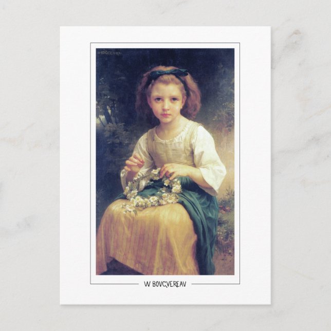 William-Adolphe Bouguereau #8 - Finkonst Vykort (Framsida)