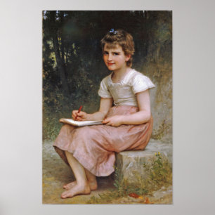 William-Adolphe Bouguereau-A som kallar 1896 Poster