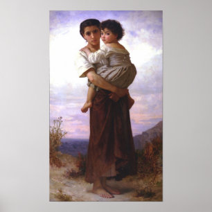 William-Adolphe Bouguereau-Barn zigenare Poster