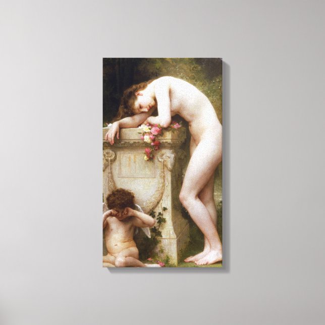 William-Adolphe Bouguereau - Elegy Canvastryck (Framsida)
