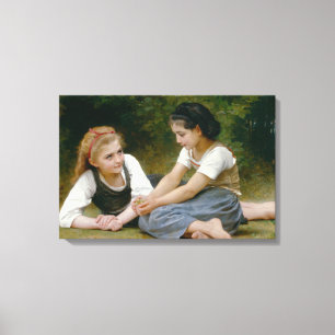 William-Adolphe Bouguereau - Nöt Gatherers Canvastryck